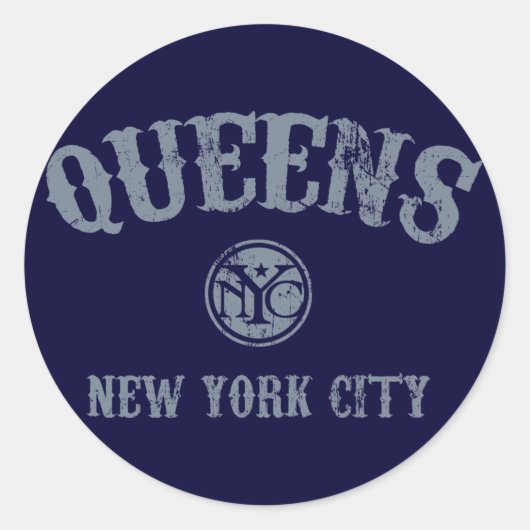 *Queens Ronde Sticker (Voorkant)