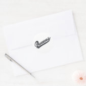 *Queens Ronde Sticker (Envelop)