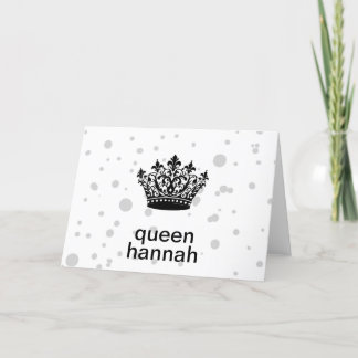 Queens Rule Crown Bedankkaart