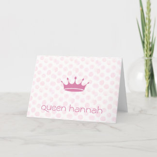 Queens Rule Crown Bedankkaart