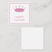 Queens Rule Pink Crown Informatiekaartje (Voorkant / Achterkant)