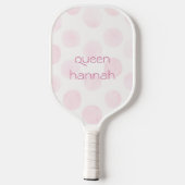 Queens Rule Pink Crown  Pickleball Paddle (Achterkant)