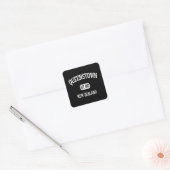 Queens Town Newzealand  Vierkante Sticker (Envelop)