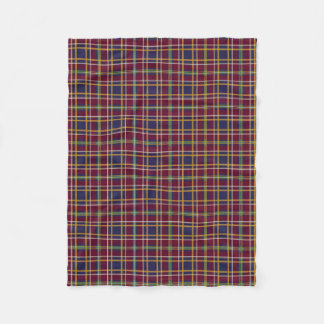 Queens University Kingston Ontario Tartan Fleece Deken