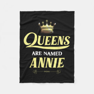 Queens worden Annie Gift genoemd, een gepersonalis Fleece Deken
