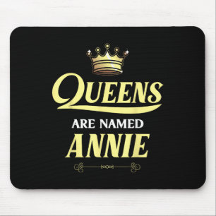 Queens worden Annie Gift genoemd, een gepersonalis Muismat