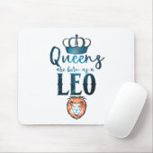 Queens wordt geboren als LEO Zodiac Sign. Muismat (Met muis)