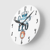 Queens wordt geboren als LEO Zodiac Sign. Ronde Klok (Hoek)