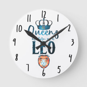 Queens wordt geboren als LEO Zodiac Sign. Ronde Klok