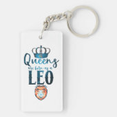 Queens wordt geboren als LEO Zodiac Sign. Sleutelhanger (achterkant)