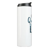 Queens wordt geboren als LEO Zodiac Sign. Thermosbeker (Gedraaid links)