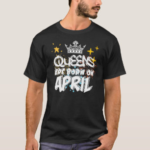 Queens wordt geboren in april jongstleden. t-shirt