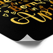 Queens wordt geboren in april op de vloer poster (Hoek)