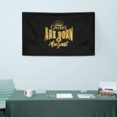 Queens wordt geboren in August Black Afro Vrouw Bd Spandoek (Beurs)