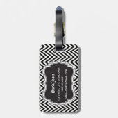 Queens wordt geboren in bagagelabel (Achterkant verticaal)