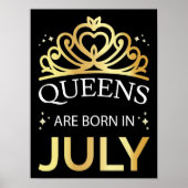 Queens wordt geboren in juli I Poster (Voorkant)