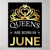 Queens wordt geboren in juni I Poster (Voorkant)
