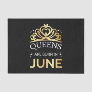 Queens wordt geboren in juni I Tissuepapier