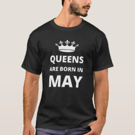 Queens wordt geboren in mei t-shirt