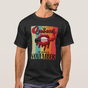 Queens wordt geboren in november jongstleden t-shirt
