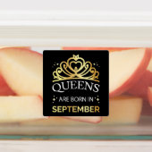 Queens wordt geboren in september I Labels (Aangebracht)