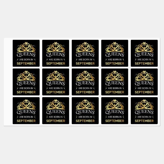 Queens wordt geboren in september I Labels (Vel)