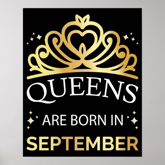 Queens wordt geboren in september I Poster (Voorkant)