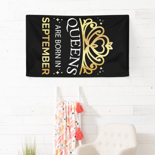 Queens wordt geboren in september I Spandoek (Insitu)