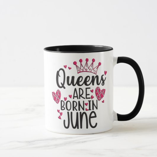 Queens wordt in juni geboren mok (Rechts)