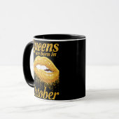 Queens wordt in oktober geboren mok (Voorkant links)