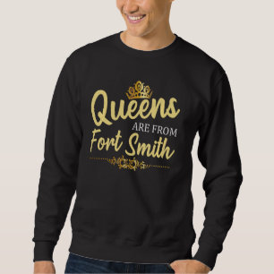 Queens zijn van Fort Smith Arkansas Funny Home Trui