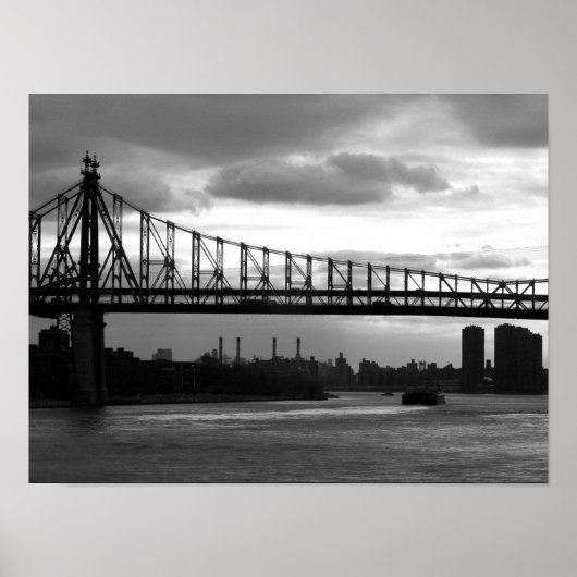 Queensboro Bridge 15 x 11 poster - Geen rand (Voorkant)