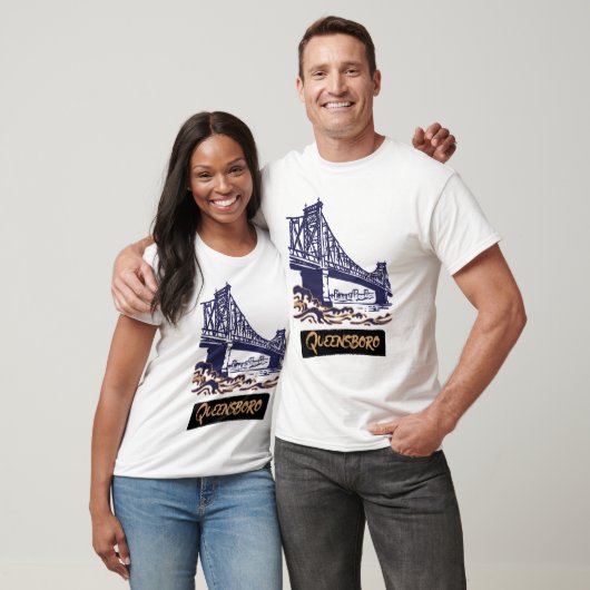 Queensboro Bridge Grafische Kunst T-shirt (Unisex)