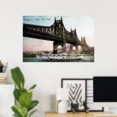 Queensboro Bridge, New York Poster (Thuiskantoor)