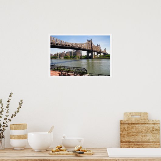 Queensboro Bridge New York Poster (Keuken)