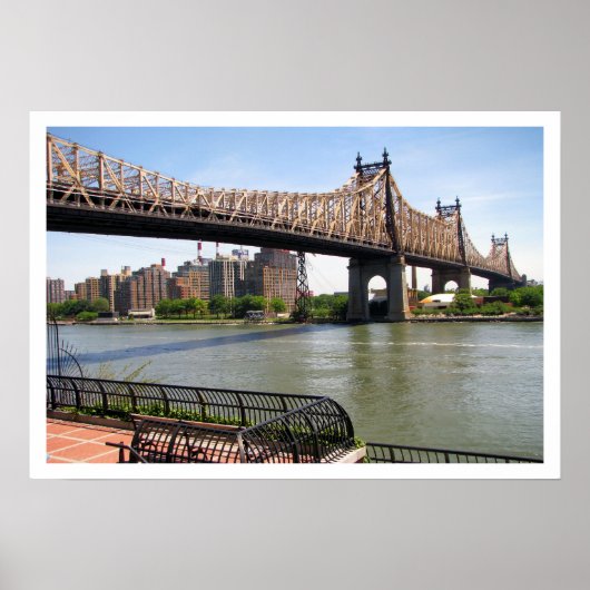 Queensboro Bridge New York Poster (Voorkant)