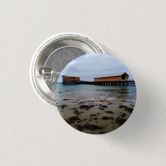 Queenscliff Dreaming Badge Ronde Button 3,2 Cm (Voorkant /achterkant)