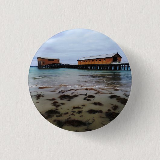 Queenscliff Dreaming Badge Ronde Button 3,2 Cm (Voorkant)