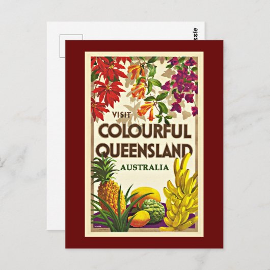 Queensland Australië Briefkaart (Voorkant / Achterkant)