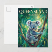 Queensland Australië Briefkaart (Voorkant / Achterkant)