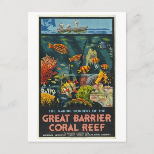  Queensland Coral Great Barrier Reef Briefkaart (Voorkant)