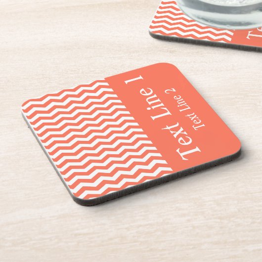 Queensland Coral Wave Chevron aanpasbaar Onderzetter (Linkerzijde)