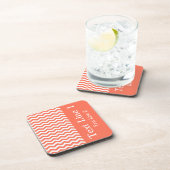 Queensland Coral Wave Chevron aanpasbaar Onderzetter (Rechterzijde)