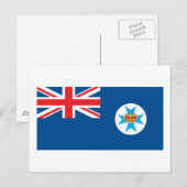 Queensland Flag Briefkaart (Voorkant / Achterkant)