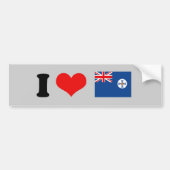 Queensland Flag Bumpersticker (Voorkant)