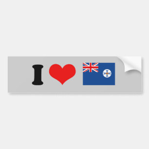 Queensland Flag Bumpersticker