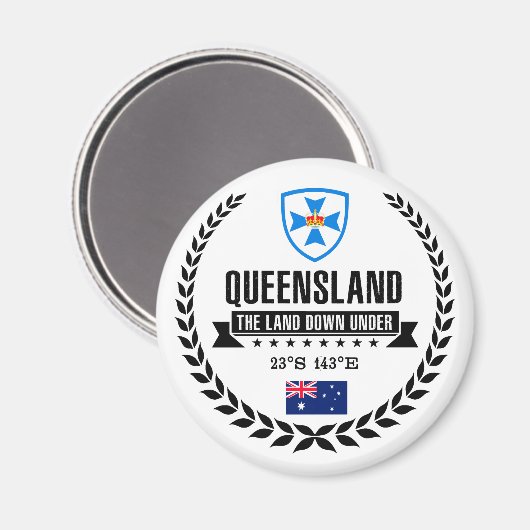 Queensland Magneet (Voorkant / Achterkant)