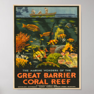 Queensland Vintage Reizen Poster