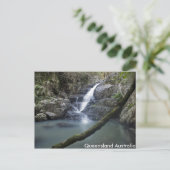 Queensland Waterfall Rock Pool Post Card Briefkaart (Staand voorkant)