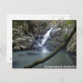 Queensland Waterfall Rock Pool Post Card Briefkaart (Voorkant / Achterkant)